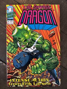 VINTAGE 1992 image Comics "THE SAVAGE DRAGON" #1 - M - FIRST ISSUE!